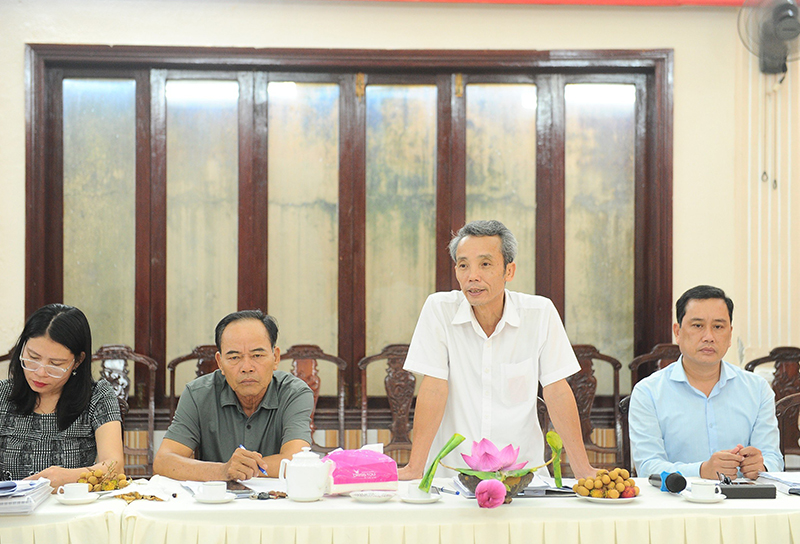 Trưởng Ban Tuyên giáo Tỉnh ủy chủ trì buổi làm việc với Đảng ủy Sở Văn hóa và Thể thao thông qua kết quả Đoàn Giám sát 1710